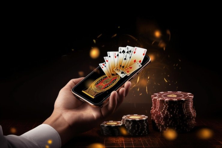 Pemain menelusuri permainan memancing virtual